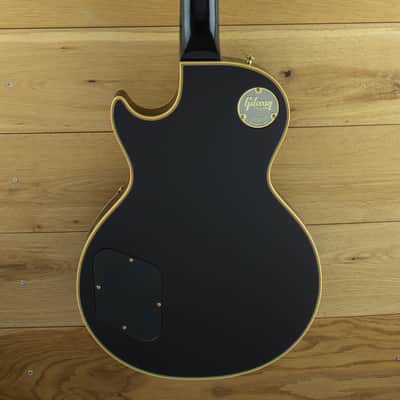 Gibson Custom M2M 1957 Les Paul Custom Reissue 2-Pickup VOS Ebony Carmelita Neck Lightweight Body 75577 image 4
