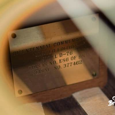 1 of 98, MINT! 1976 Martin D-76E (Employee Limited Edition) image 13