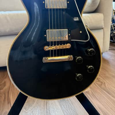 Gibson M2M Murphy Lab 1957 Les Paul Custom Heavy Aged Electric Guitar Ebony 2020s - Black image 3