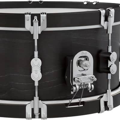 PDP by DW Concept Classic 14" Snare Drum - Ebony w/ Ebony Wood Hoops image 3