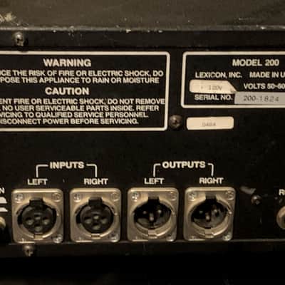 Lexicon Model 200 Digital Reverberator 1980s - Black image 10