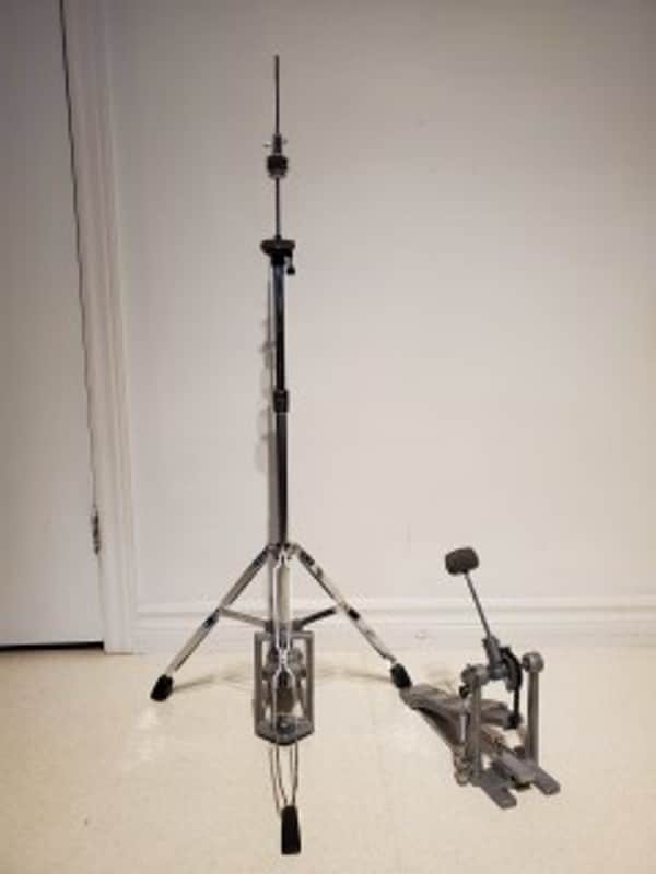 2 Vtg  Pearl Hi Hat & Bass Drum Pedals Combo - Super Clean & Smooth Performers A+ image 1