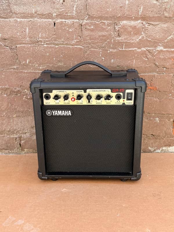Yamaha GA-15 15-Watt Guitar Practice Amplifier (Gold Face) – Used (Good Condition) image 1