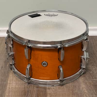 Pearl M1270 12x7" Maple Soprano Snare Drum with Bag - 2010s - Liquid Amber image 3