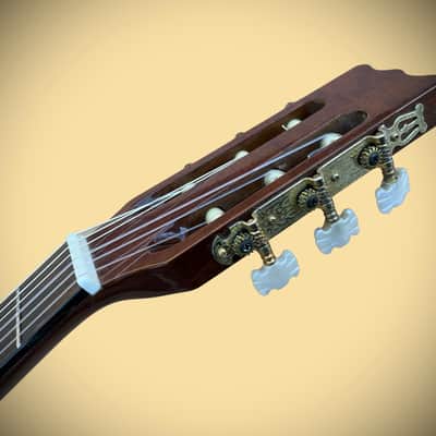 Rare Vintage Handcrafted Vantage VSC-20 CE Nylon Classical Acoustic/Electric Guitar w/Cutaway & Pickup/Preamp image 4