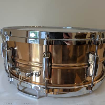 Peace Bronze 14x5.5" Snare with Diecast Hoops - Bronze image 3