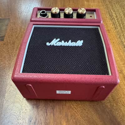 Marshall MS-2R 1W Battery-Powered Red Micro Guitar Amp - Red image 4