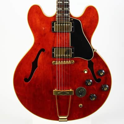 1968 Gibson ES-345 Cherry Semi-Hollow Body | Vintage Electric Guitar w Original Case ES-335 Stereo image 2