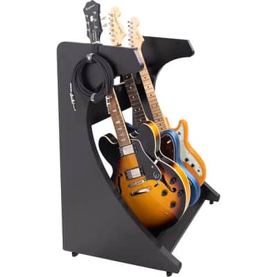 Gator Frameworks Elite Series 3 to 4-Space Guitar & Instrument Case Combo Rack Standard Black Finish image 2