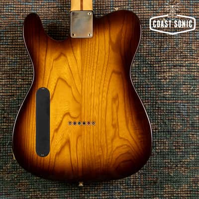 1992 Fernandes TE-85 Telecaster Active Pickups made in Japan Rare Brown Burst Finish image 3