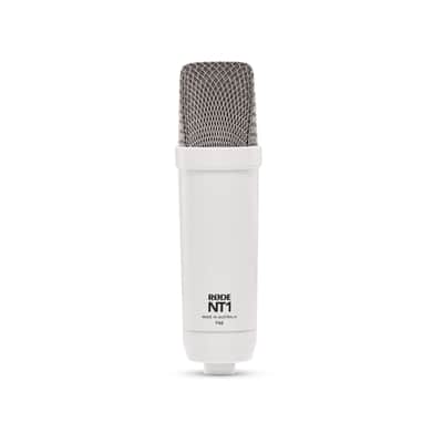 Rode NT1 Signature Series Studio Condenser Microphone HF6 Capsule and Ultra-Low Noise (White) image 1