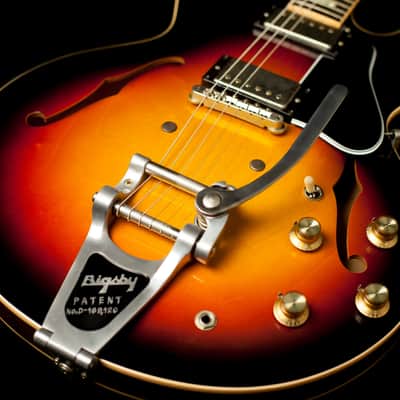 Gibson ES-335 Anchor Stud Bigsby VOS Antique Vintage Sunburst Limited Run 2018 image 8
