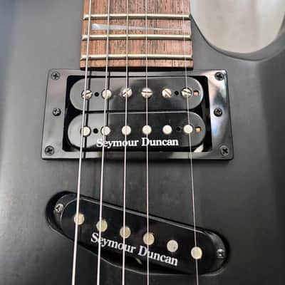 Framus Morrigan Pro Black Satin 2008 Germany w/ Seymour Duncan HSH & Framus Floyd Rose image 7