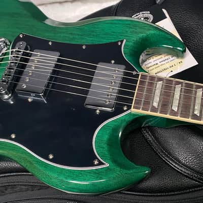 NEW! Gibson SG Standard '61 Stoptail - Translucent Teal - 6.75 lbs - Authorized Dealer - G07409 image 3
