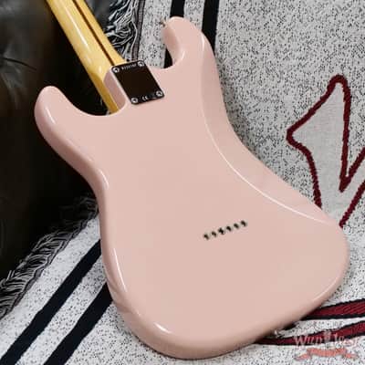 Fender Custom Shop Vintage Custom '55 1955 Hardtail Stratocaster Time Capsule Package Aged Shell Pink 7.25 Pounds image 11