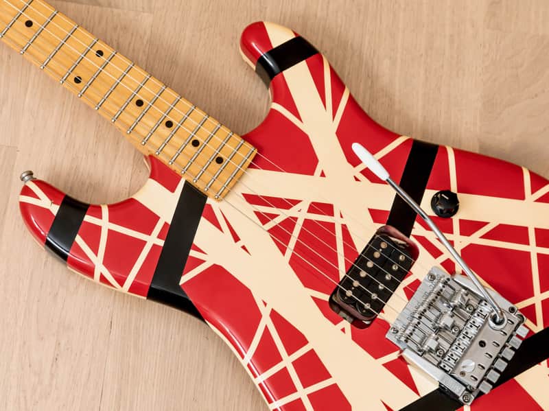 1984 Tokai Super Edition EVH Frankenstrat Vintage Striped | Reverb