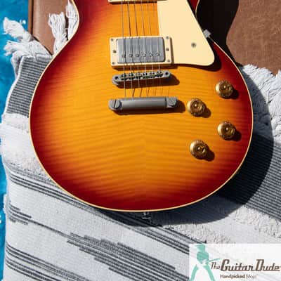 Burny RLG-105 '59 Les Paul Standard Style Single Cut - 2010's - Vintage Sunburst (VSB) - Pro Set Up w Perfect Frets/Action/Intonation! $ image 7