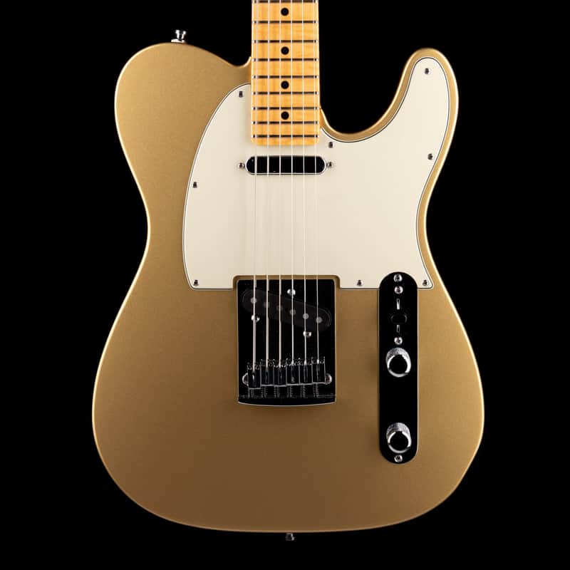 Pre Owned 2009 Fender Custom Shop Custom Deluxe Telecaster HLE Gold With OHSC image 1
