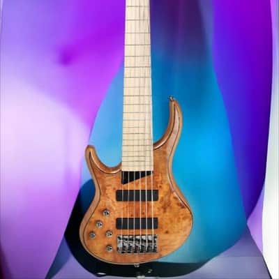 MTD Kingston Kingston Z6 lefty Natural Gloss Gloss, Maple Fretboard image 2