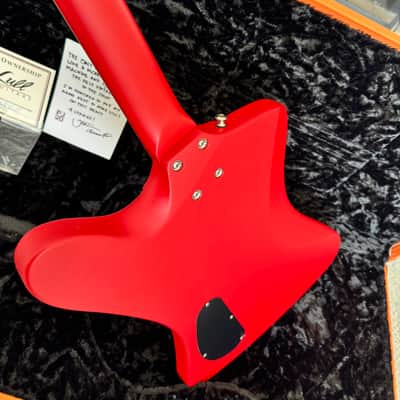 Mike Lull Jeff Ament Signature JAXT4 2015 Pearl Jam Satin Cardinal Red image 6