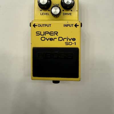 Boss SD-1 Super Overdrive Vintage 1981 First Year Guitar Effect Pedal MIJ Japan image 1