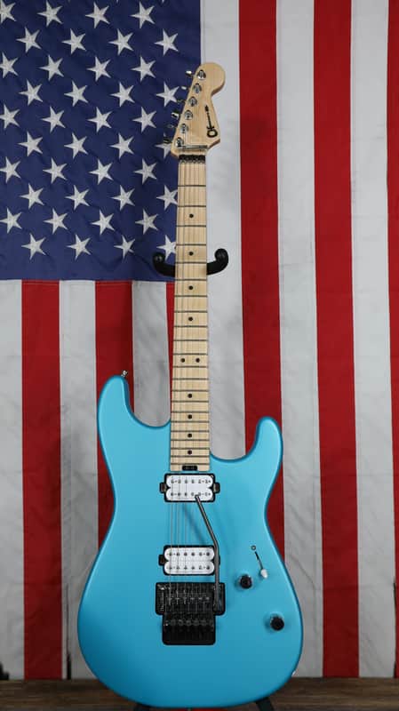 Charvel Pro-Mod DK24 HH 2PT CM - Matte Blue Frost image 1