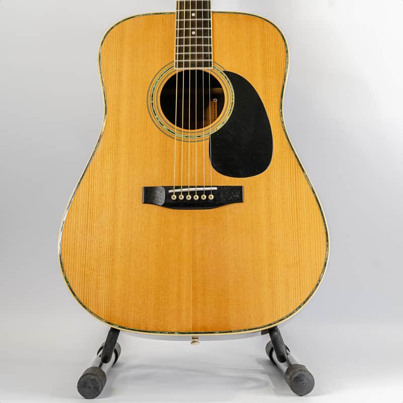 Mid-80's Aria W-25 Folk & Western Dreadnought Acoustic Guitar w/ HSC image 1