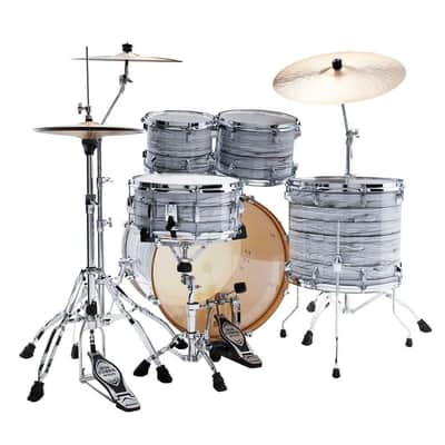 Tama Superstar Classic 5pc Drum Set Ice Ash Wrap image 3
