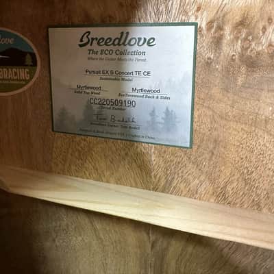 Breedlove Pursuit Exotic S Concert 2022 - Tiger’s Eye image 11
