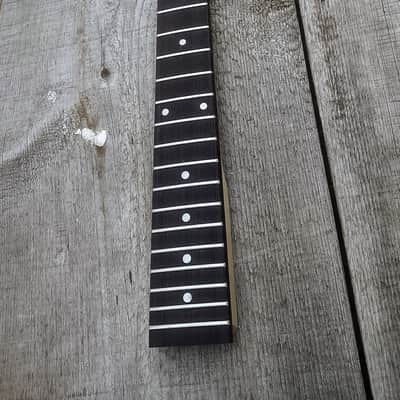 Texas Long Horn 3 x 3 T Black Steed Guitar neck Replacement Neck. Steel Frets 25.5 scale Neck DIY image 4