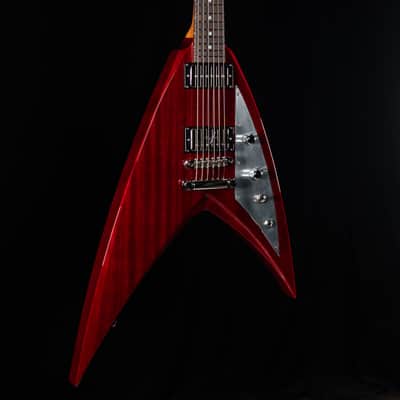 ESP Kiso Custom Shop George Lynch Super V NOS - See-Thru Black Cherry image 2