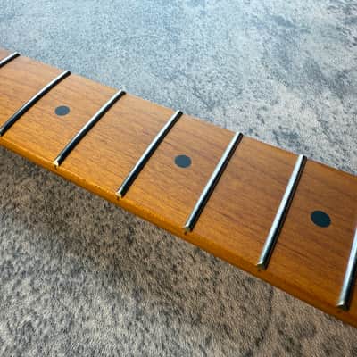BMC Guitar Neck Left Hand Tele® Telecaster® 22 Fret Roasted Maple With Maple Fingerboard Nitro Lacquer 9.5 Radius.  [TN112] image 3