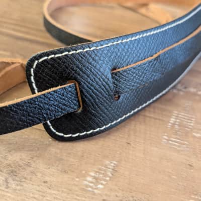 Bobby Lee Sottile Mfg Co Guitar Strap Vintage 1970s Black NOS Excellent! image 2