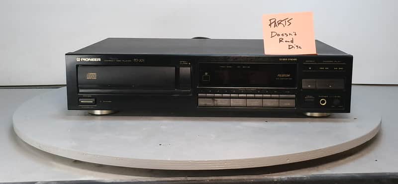 Pioneer PD-201 CD Player For Parts Not Working Vintage HiFi Single Disc image 1