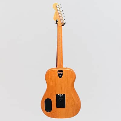 Fender Highway Dreadnought All-Mahogany Acoustic-Electric Guitar - Natural image 9