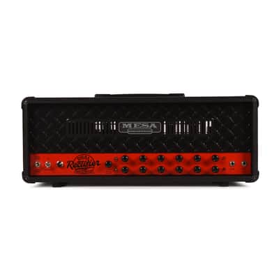 Mesa/Boogie 2-Channel 90s Dual Rectifier 100w Tube Amp Head Limited Black Snake Vinyl w/ Ferrari Rosso Red Chassis image 1