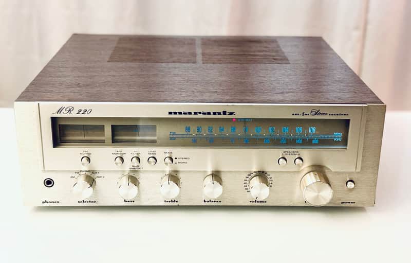 💢💢💢 Vintage Marantz MR220 Stereophonic Receiver - Serviced + Cleaned + LED image 1