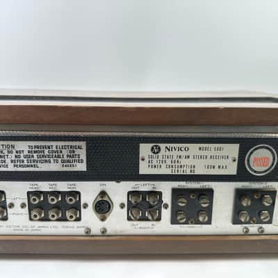 1970 Vintage JVC Nivico Stereo Receiver Model 5001 Solid State image 10