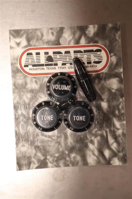 Allparts PK 0178-023 Complete Knob Set For Strat (5 pcs) image 1