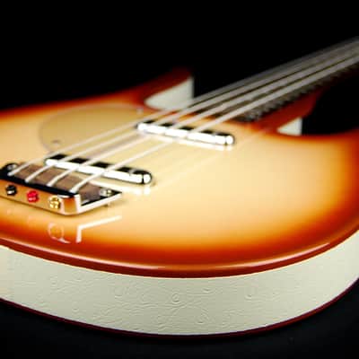 New! Danelectro Lefty 58 Longhorn Short Scale 4-String Electric Bass Copperburst image 6