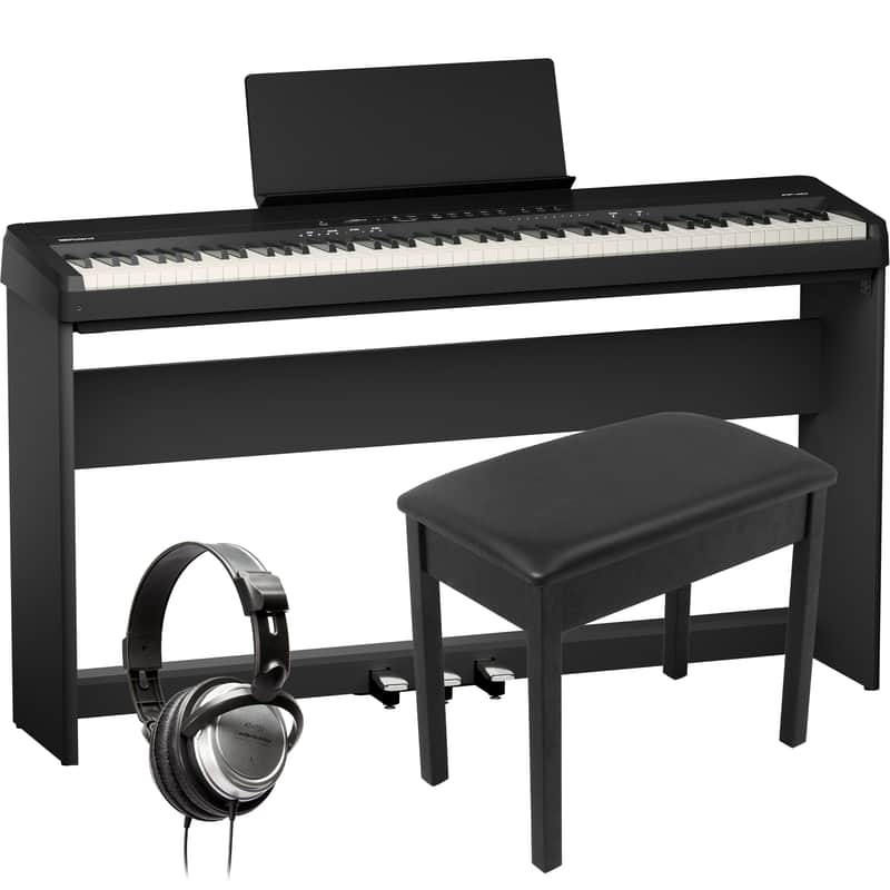 Roland FP-40 Digital Piano - Black COMPLETE HOME BUNDLE image 1