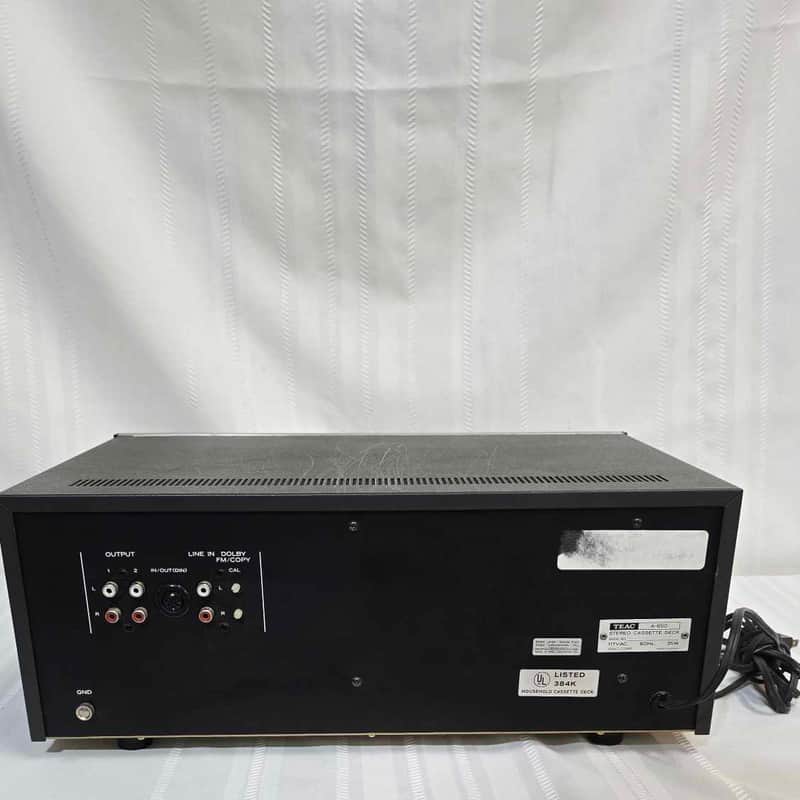 TEAC A-650 Cassette Player 1970's - Silver & Black | Reverb