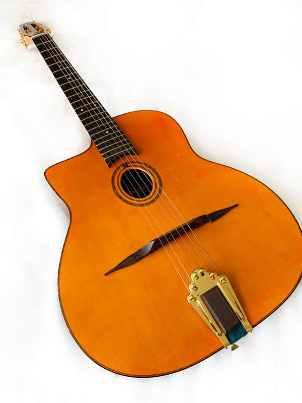 Cafe Americain Paris - 'Manon' - Gypsy Jazz Guitar - Made in France - LEFT HANDED - (with case) image 1