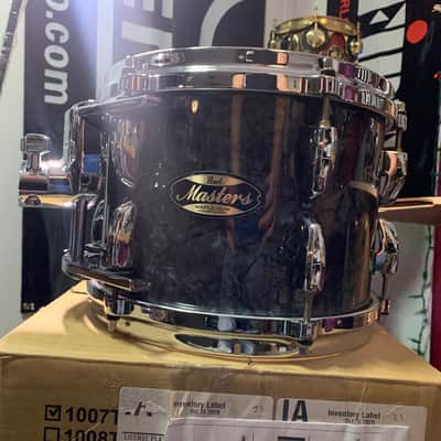 Pearl Masters 7” by 10” Tom Maple/Gum Series Tom w/OptiMount BLACK DIAMOND PEARL Excellent image 3