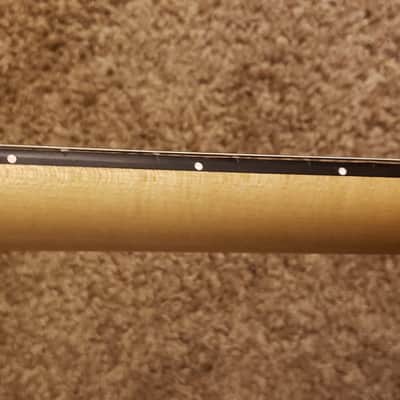 1986 USA Charvel San Dimas Original Pink Pearl Ebony Slab Pearl Dots image 6