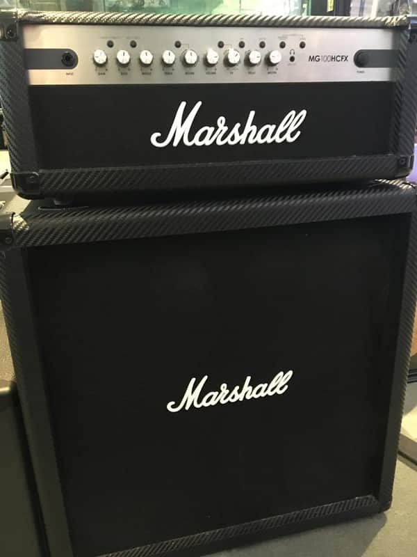 Marshall MG100-HCFX Guitar Head and Cabinet (Pre-Owned) image 1