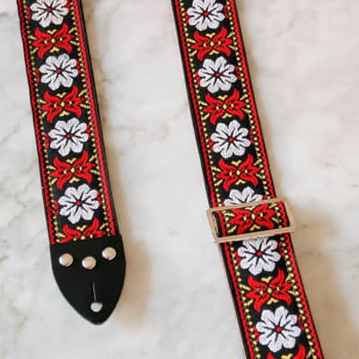 Tom’s Vintage Straps White 'Haze' Guitar/Bass Hippie Strap 2026 image 5
