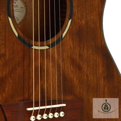 Washburn WLO12SE Woodline 10 Series Acoustic-Electric All Mahogany Orchestra; Free Shipping image 6
