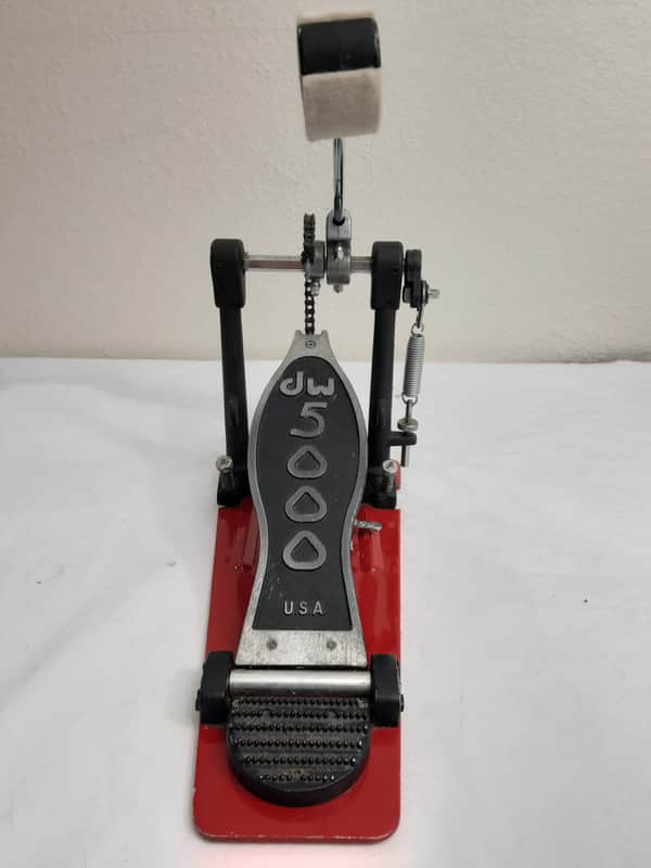 Drum Workshop D W 5000 Foot Pedal Circa 2000 - Black and Red image 1