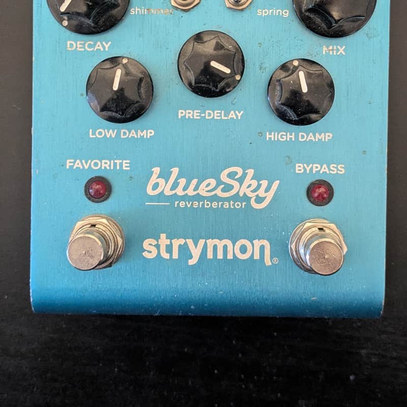 2010 – 2022 Strymon Blue Sky Reverberator V1 Blue